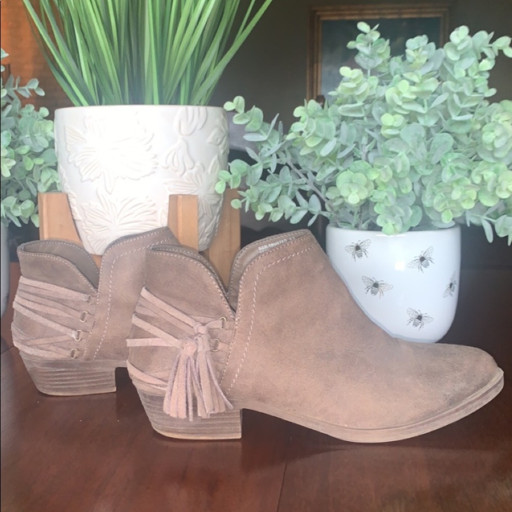 Tan Booties - Picture 3 of 4